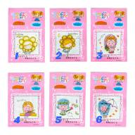 Набор для вышивания Мини-брелок Девочки - Комплект вышивки крестиком для детей Мини-брелок Девочки. Картинки 1-6