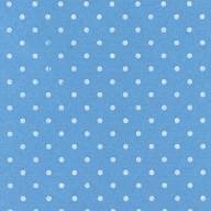 Набор Фетр с точками (в горошек), 1,0мм -  10 листов - Набор Фетр с точками (в горошек) - голубой в белый горошек