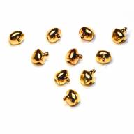 Бубенцы, 10 мм(10 шт.) - металлические бубенцы, 10 мм, золото