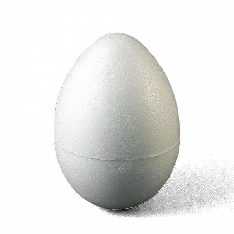 Яйцо, заготовка из пенопласта, 7 см