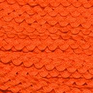 Тесьма Вьюнчик мини, 3мм - тесьма вьюнчик, ширина 3 мм, оранжевая