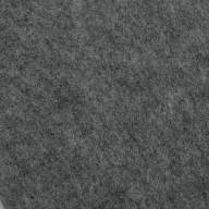 Фетр жесткий п/э 3,0 мм, цвет темно-серый меланж - Фактура серого меланжевого фетра - жесткий полиэстер 3 мм