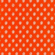 Набор Фетр с цветочками ажур №2, 1,0мм - 7 листов - Фетр с цветочками ажур, 1,0мм  - темно оранжевый