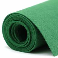 Набор жесткого п/э фетра 1.1 мм, 9 полос разного цвета, длинной 100 см - Полиэстеровый фетр толщиной 1.1 мм - полоса шириной 30 или 50 см и длинной 1 метр - зеленый