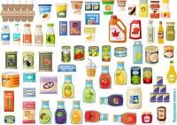 Печать на фетре "Продуктовые запасы - 1"