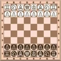 Корейский фетр с рисунком - "Шахматы - 1"