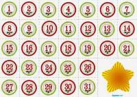 Печать "Календарь ожидания Нового Года - 3- лист 1"