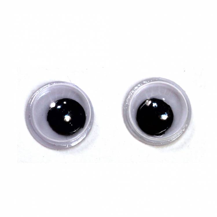 Глазки бегающие, 8 мм (5 пар)