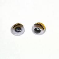 Глазки бегающие с ресницами, 7 мм(5 пар) - Глазки бегающие с ресницами, 7 мм(5 пар)
