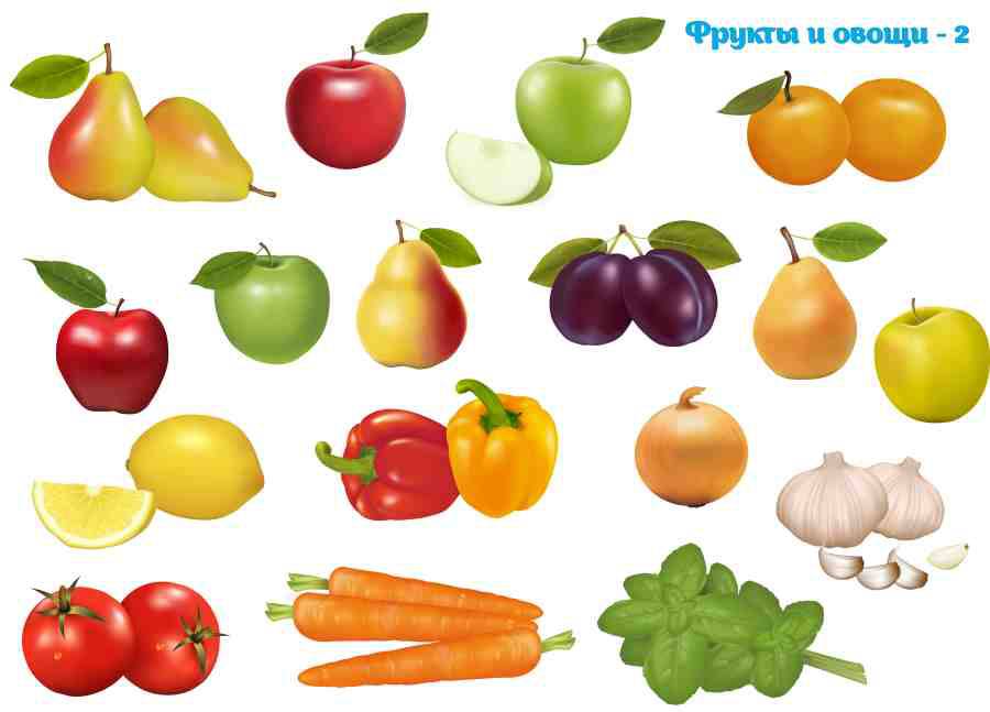Printovanyj Korejskij Fetr Frukty I Ovoshi 2