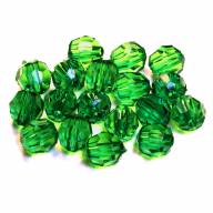 Бусины граненые прозрачные (50 шт) - бусины пластиковые прозрачные граненые зеленые бусины