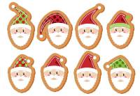 Фетр с рисунком "Имбирные прянички - 9"