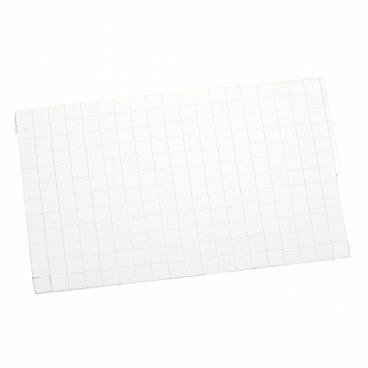 Скотч двухсторонний на листе Квадрат (10х10 мм)