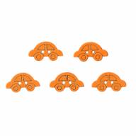 Пуговицы в ассортименте &quot;Машинки&quot; - Пуговицы в ассортименте "Машинки", оранжевые