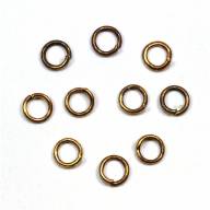 Колечки соединительные, 4 мм (10 шт) - колечки соединительные, 4 мм, бронза