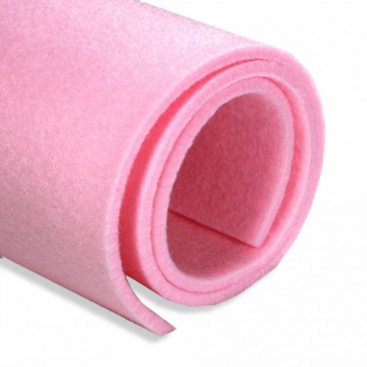 Фетр мягкий п\э 3,0 мм, цвет розовый