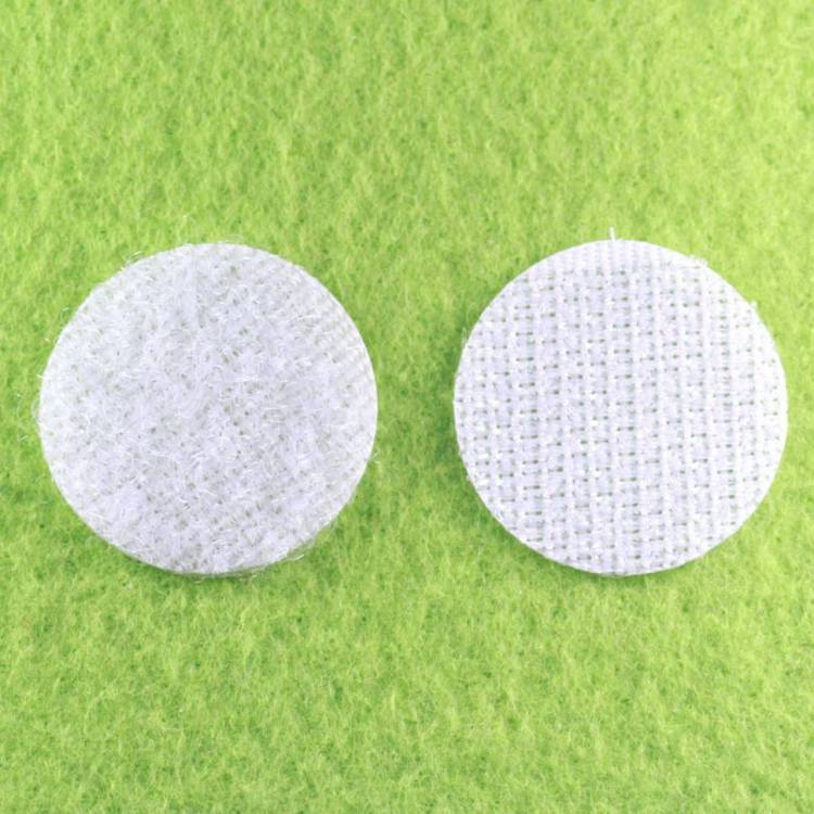 Круги контактной ленты Velcro на клеевой основе, 10 пар