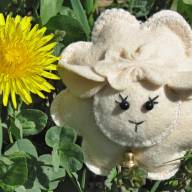 Мастер-класс &quot;Шьем овечку из фетра - символ 2015 года&quot; - Овечка из фетра телесная