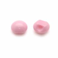 Носик-глазик пришивной выпуклый &quot;Горошина&quot; 10 мм - Пришивной носик или глазик для игрушки из фетра, цвет розовый