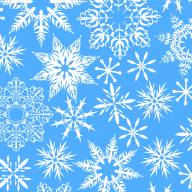 Печать &quot;Новогодние фоны - Снежинки на синем-2&quot; - Печать "Новогодние фоны - Снежинки на синем-2"