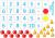 Дидактическая игра на фетре с рисунком "Фруктовый сад" - Лист 1 (цифры и фрукты) (A4(22см*30см), 1.2 мм)