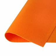 Фетр жесткий, цвет 823 (оранжевый) - Фетр жесткий, цвет 823 (оранжевый)