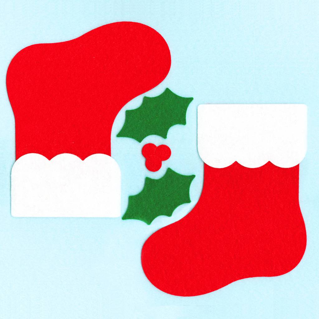 Рождественский носок из фетра: история традиции и идеи для творчества