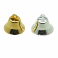 Колокольчики 18 мм (золото, серебро) - Золотой и серебряный колокольчики для украшения развивающих книг и игрушек из фетра