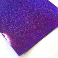 Корейский фетр с голографическим покрытием - пурпурный, мелкий блеск - Корейский фетр с голографическим покрытием - пурпурный, мелкий блеск